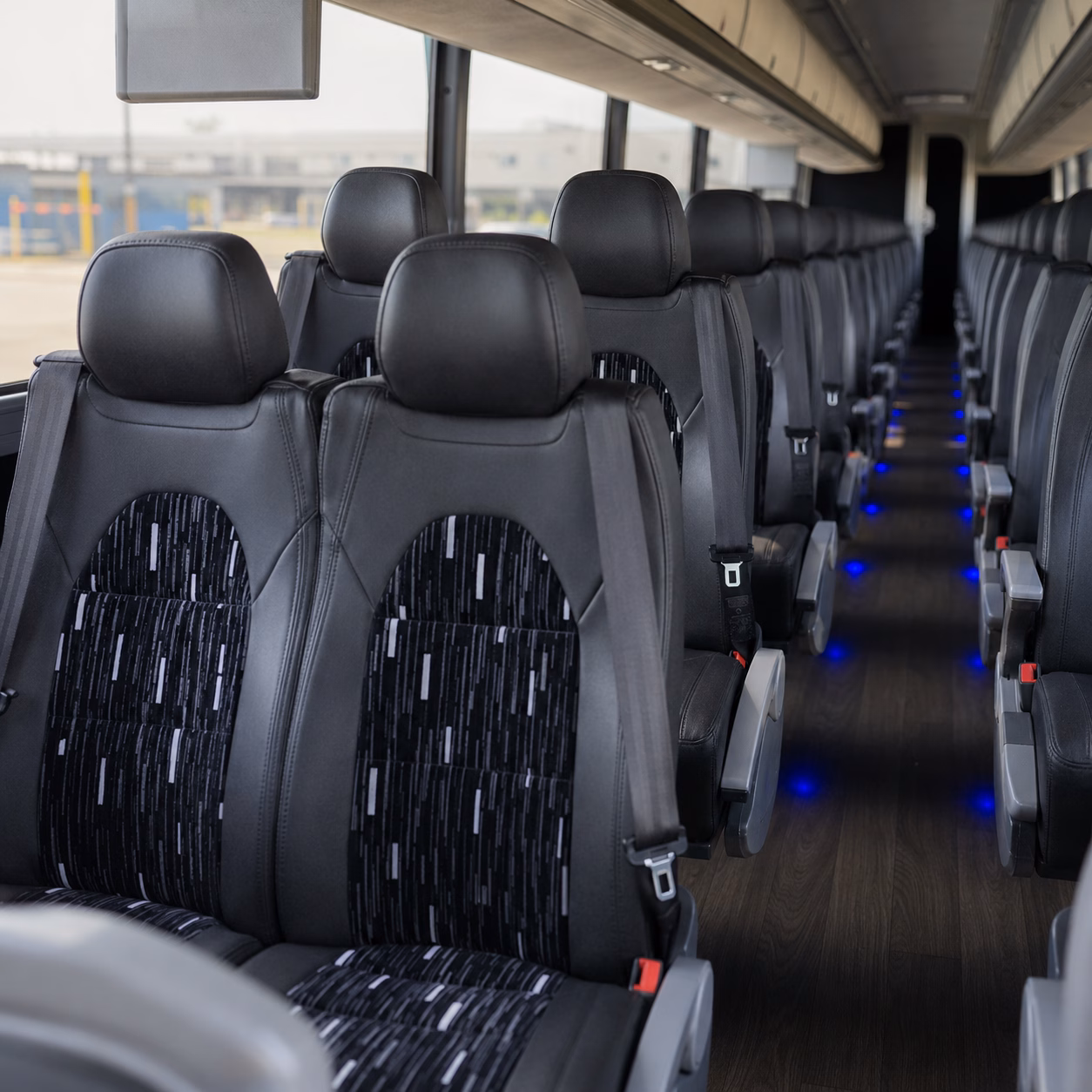 kissimmee charter bus inside