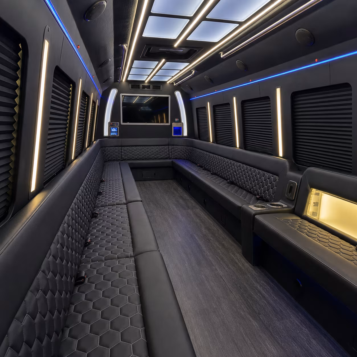 kissimmee party bus rentals inside